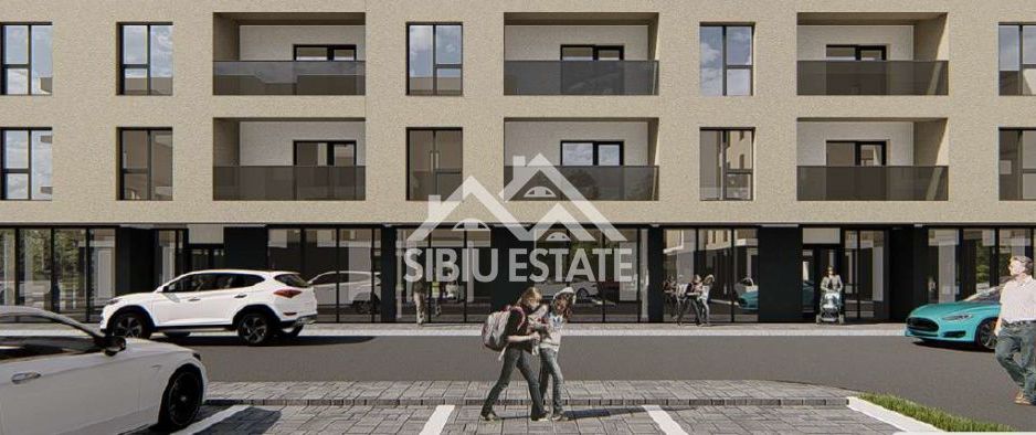 Spatiu comercial parter 450 mp vad pietonal si auto Brana Selimbar - Poză 1