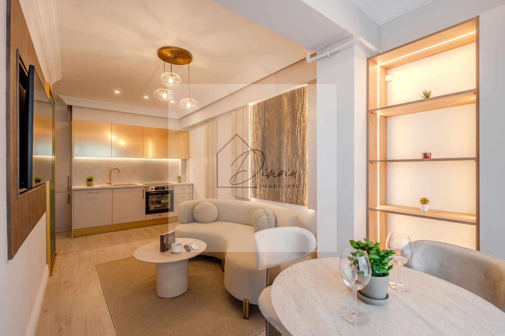 Studio dublu Ivory Residence Pipera I lux mobilat I balcon I COM0% - Poză 45