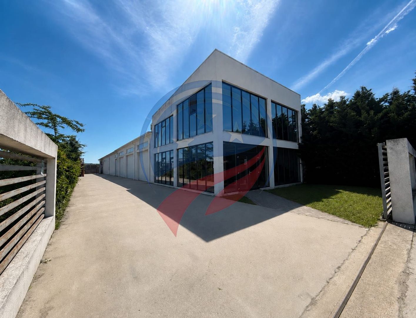 Hala  Parter + Etaj  590 mp  , 6 birouri, de inchiriat zona Centura de Nord - Poză 2