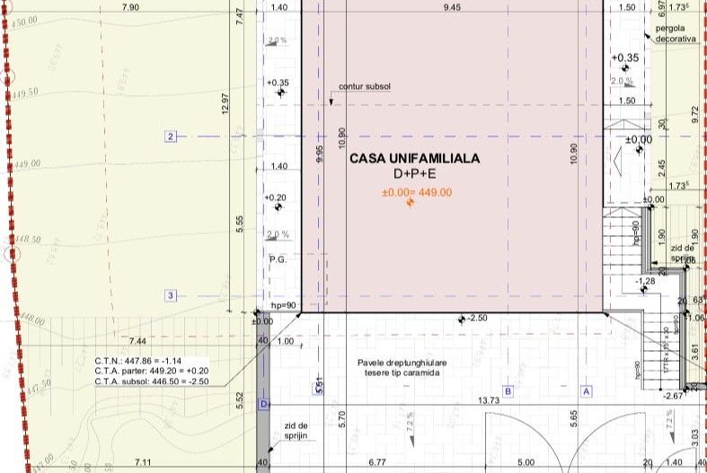 Casa individula, zona Centurii spre Vivo - Schiță 9