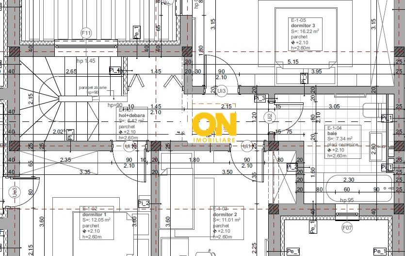 Casa tip insiruit, 4 camere, finisaje la cheie, Micesti - Schiță 17