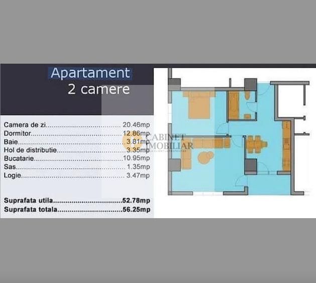 2 camere | Bloc 2015 | Ștefan cel Mare | Complex modern - Schiță 10