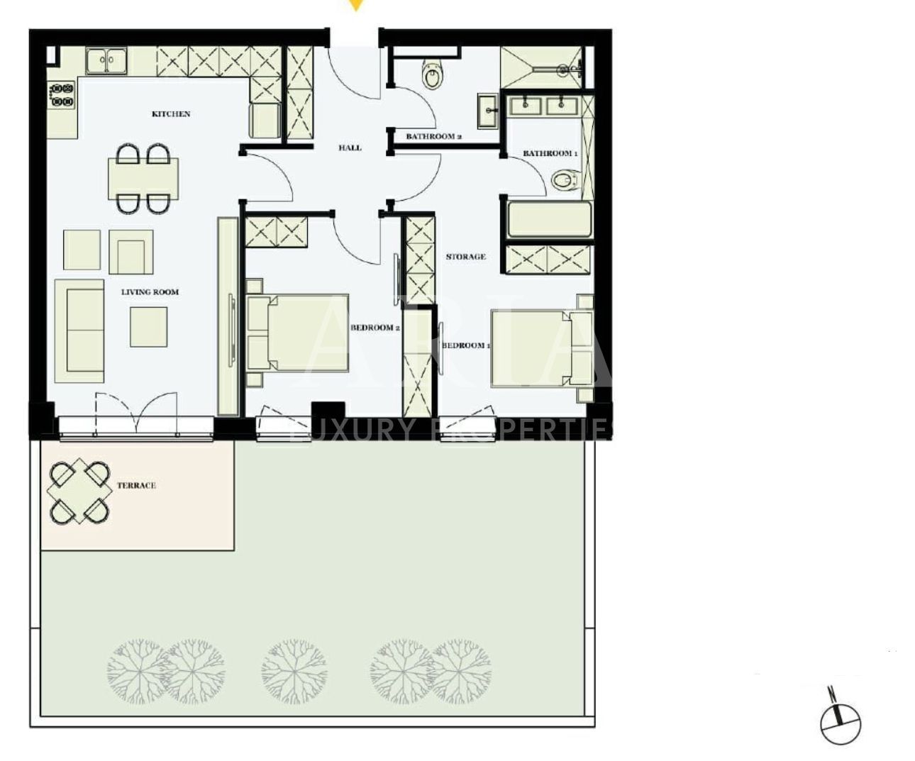 TRIANA 3 CAMERE | CURTE | PISCINA | GYM - Poză 8