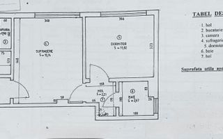 2 camere Gara de Nord la 300m de metrou - Schiță 11