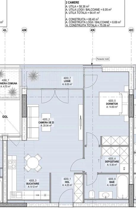 Apartament 2 camere de inchiriat Herastrau Win - Poză 8