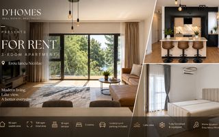 For Rent | Premium 3-Room Apartment | 90 sqm | Lake View - Poză 1