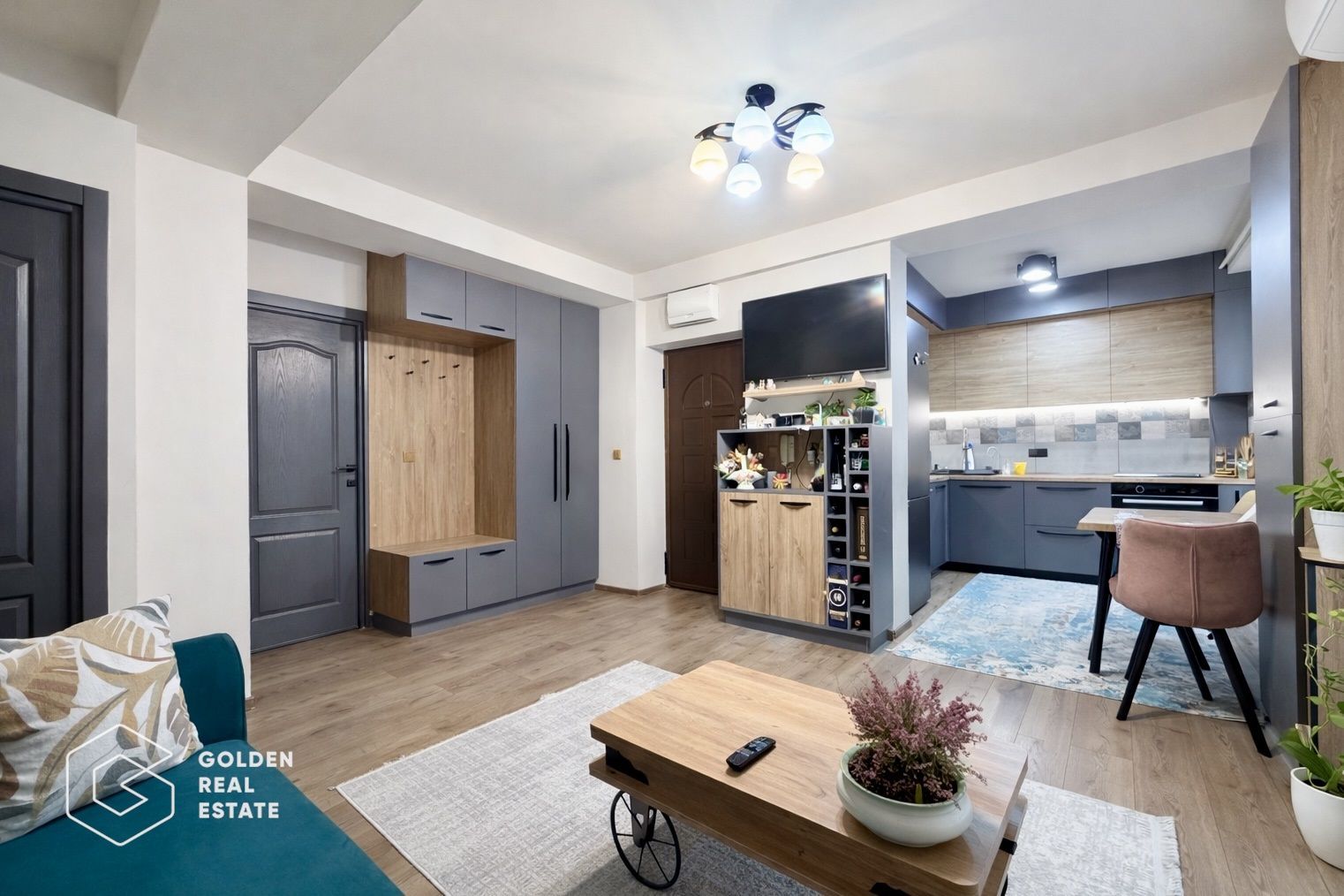 Apartament  cu3 camere mobilat si utiltat Giroc - Poză 1