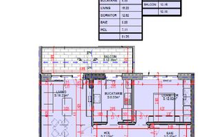2 Camere decomandat 64 mp Pallady - Metrou Teclu, Comision 0% - Schiță 5