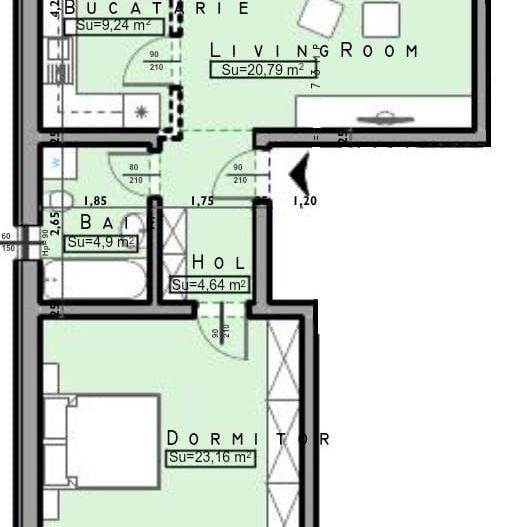Apartament cu gradina in Dumbravita - Poză 8