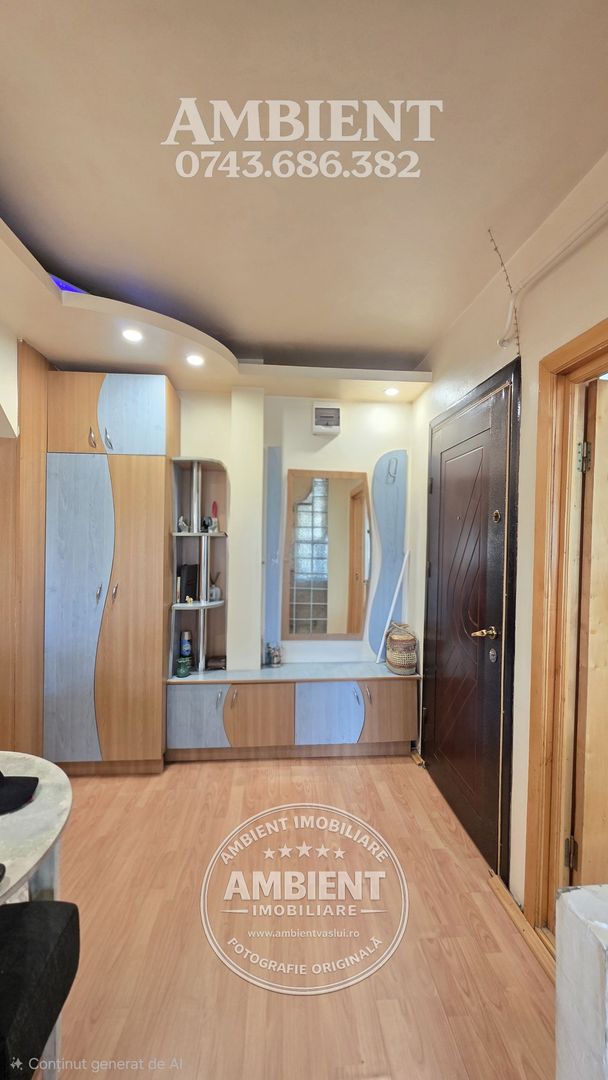 Apartament cu 3 camere, mobilat și utilat, etaj 3, VASLUI zona CARTIER; - Poză 5