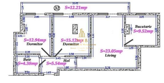PROPRIETAR 3 cam Alba Iulia, Muncii, Decebal 2 loc parcare subterana, boxa lift - Poză 3