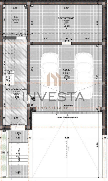 Duplex premium cu teren de 330 mp si panorama asupra orasului, Zorilor - Schiță 5