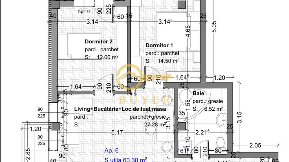 Ap cu 3 camere si 2 balcoane la etajul 1- Selimbar, zona de case - Poză 3