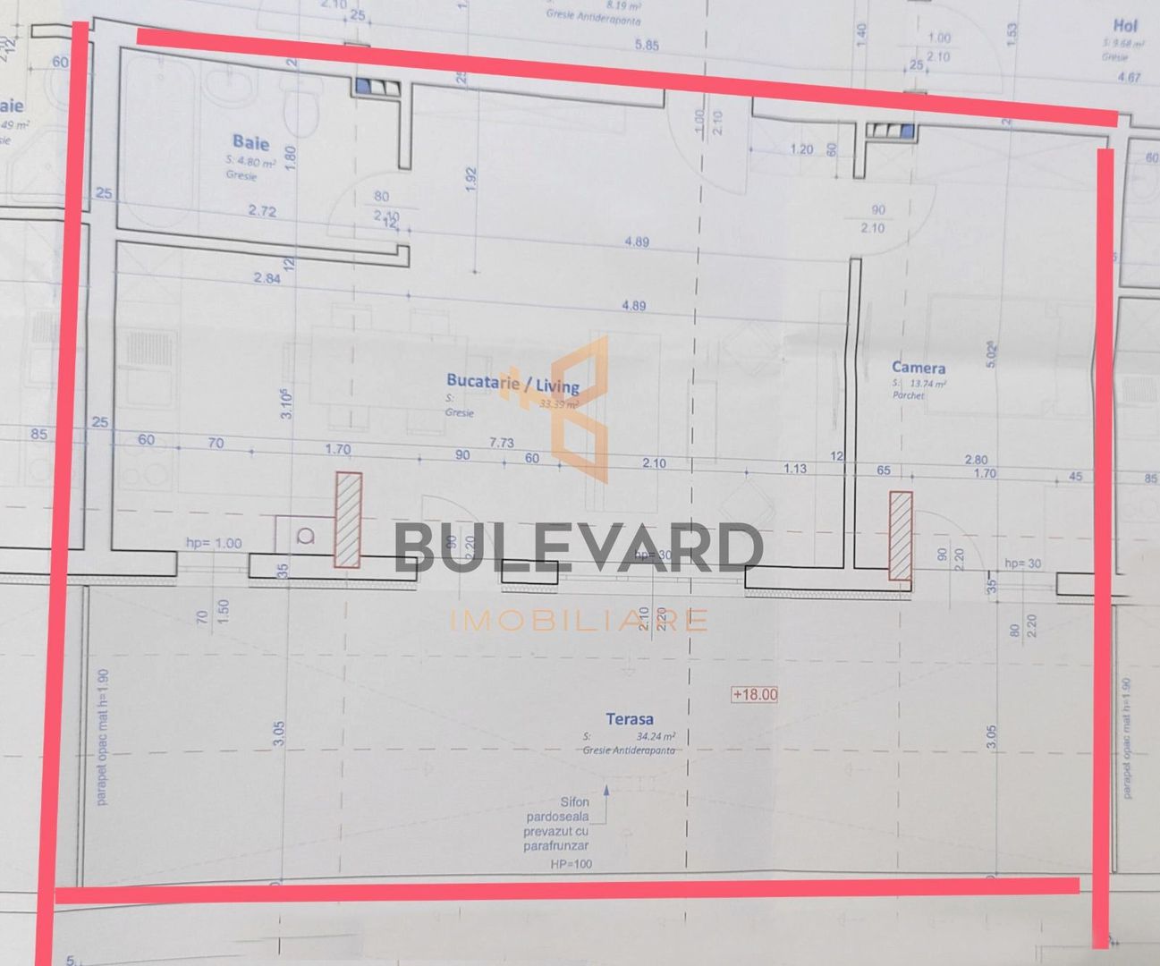 Apartament finisat modern cu Terasa de 35 mp! - Poză 15