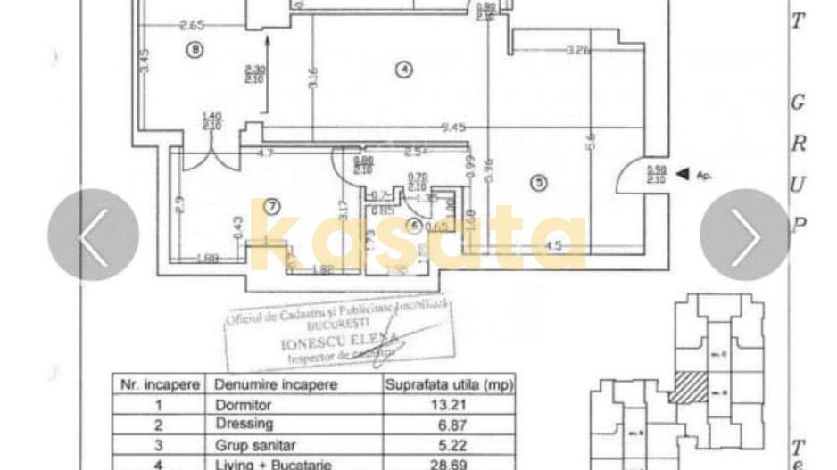 Apartament 3 camere | Upground | Metrou PIPERA - Poză 17