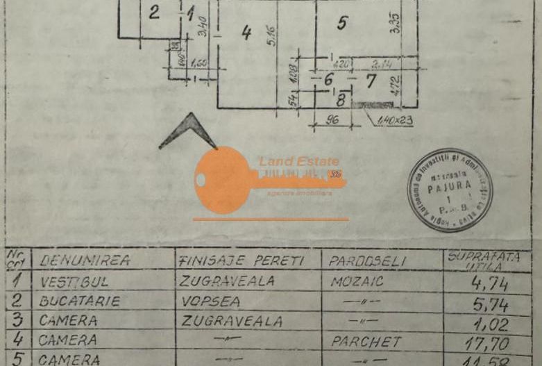 Apartament 2 camere | Domenii – 1 Mai - Piata Chibrit - Schiță 10