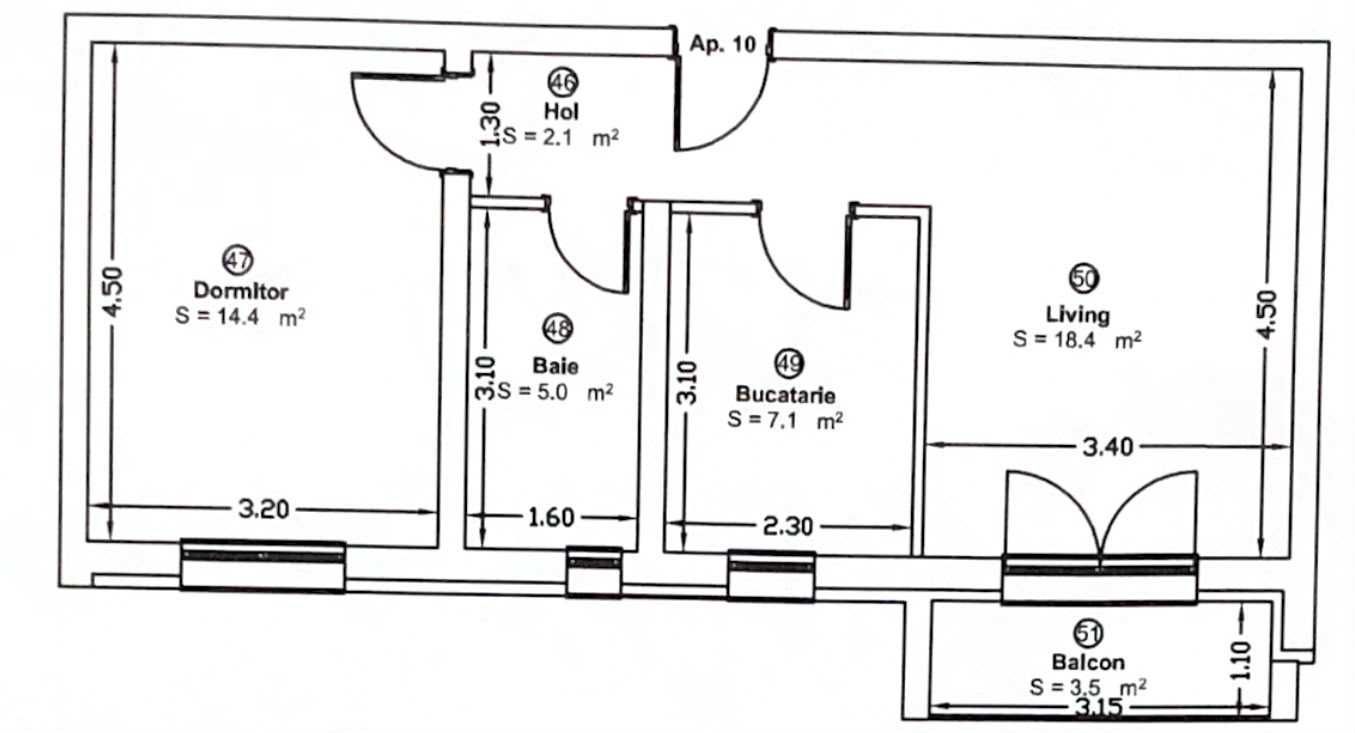 Apartament 2 camere decomandat - MOBILAT - GIROC PREMIUM RESIDENCE - Poză 8
