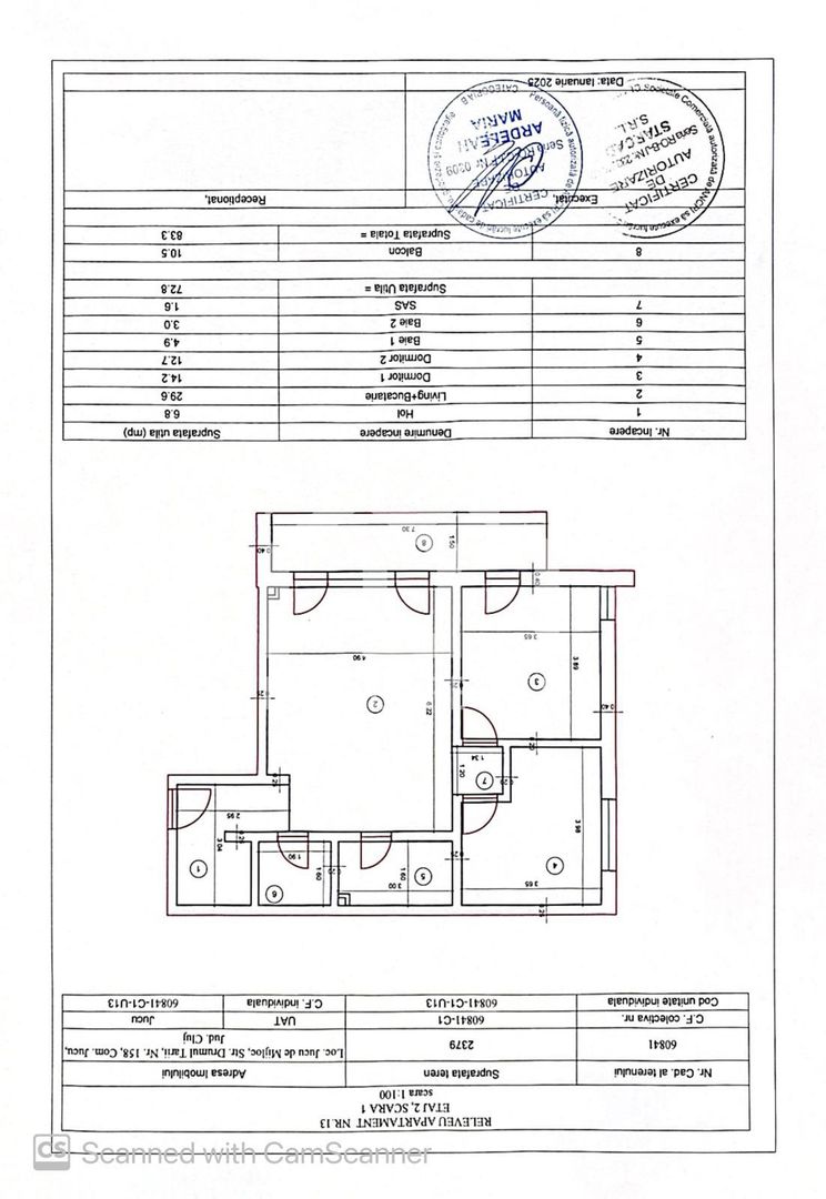 Apartament 3 camere, Finisat, Bloc nou, 1 Loc Parcare, Acte la Zi - Poză 2