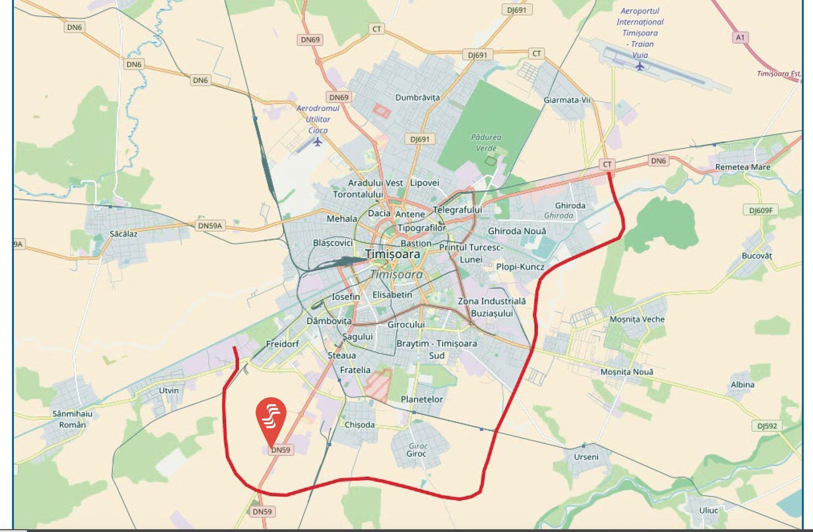 Teren INDUSTRIAL  cu PUZ zona Calea Sagului - Poză 2