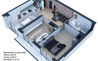 Vânzare apartament 2 dormitoare șoseaua Hîncești, Telecentru - Poză 1