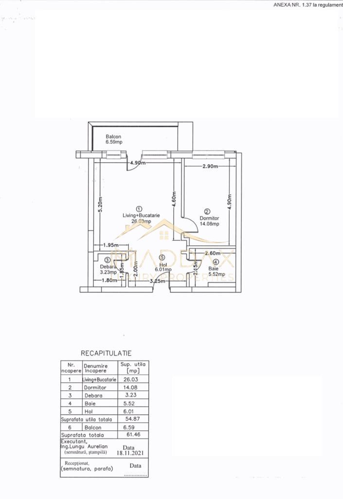 Apartament 2 camere***NOU***ultrafinisat si mobilat//OMV Pipera - Schiță 22