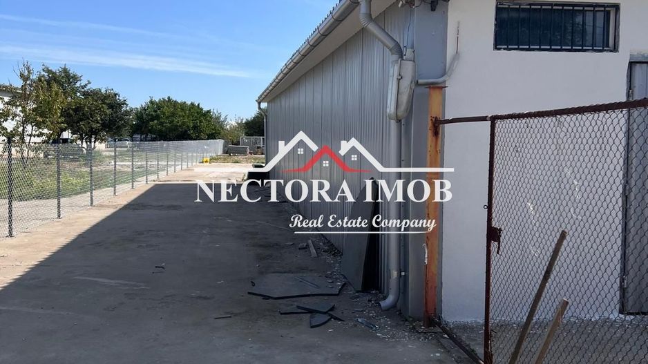 NECTORA IMOB-Hala 240 mp cu Teren 1.500 mp, Utilitati, Curte betonata - Poză 7