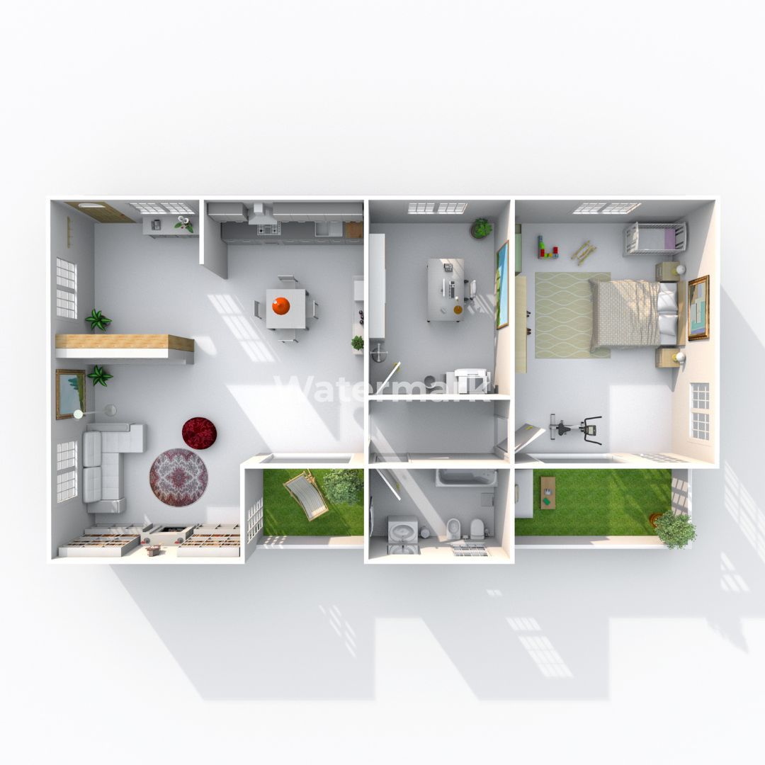 Apartament 3 camere | parcare subterana - Nicolae Titulescu - Schiță 3