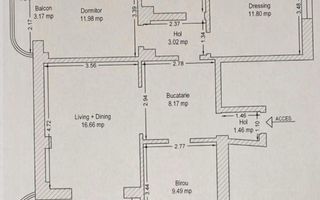 4 camere decomandat Aradului-Mall modelul mare - Poză 8