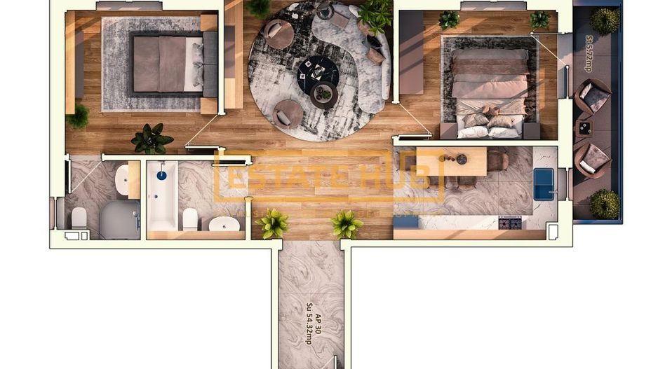 Apartament 3 camere | Str Dorobantilor | Comision 0% - Poză 9
