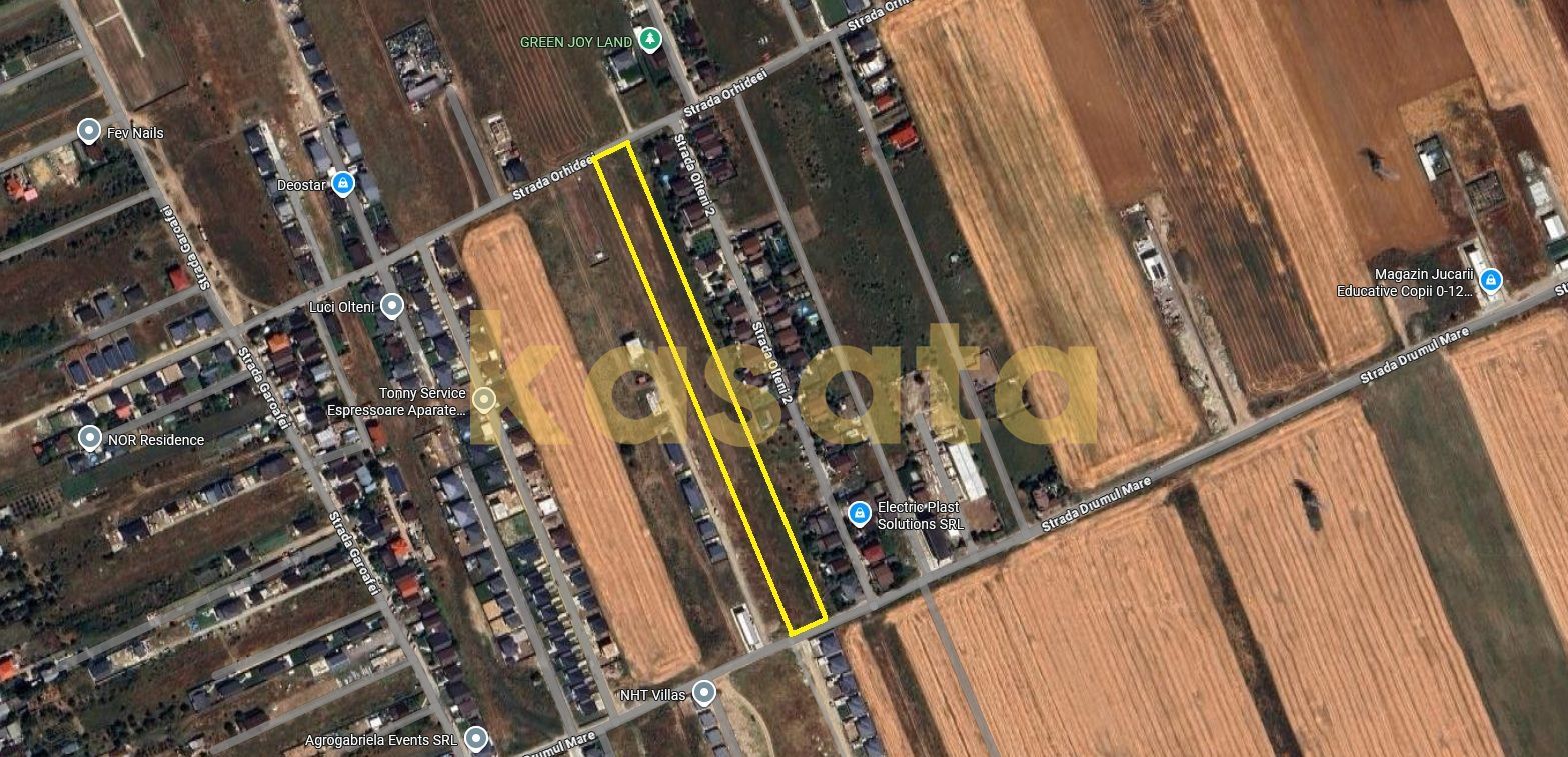 Teren de vânzare – 629 mp, dublă deschidere, Clinceni | 69 €/mp - Poză 3