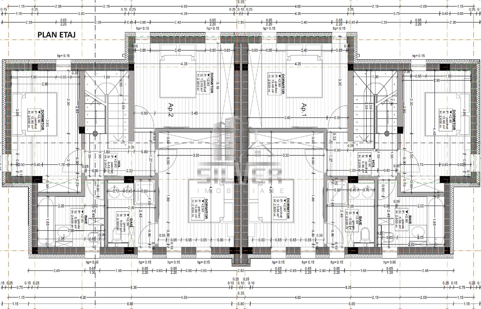 Casa de tip Duplex cu Panorama in Floresti. - Poză 7