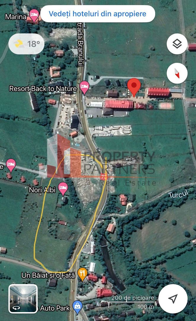 Teren la intrarea in Bran la strada principala - Poză 1