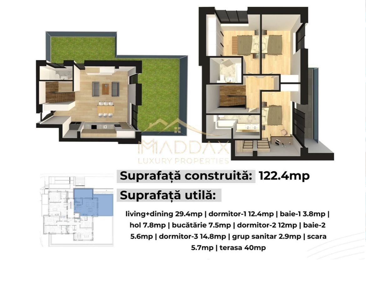 Duplex 4 camere _LUX_Modern***Lake view//Chitila - Poză 25