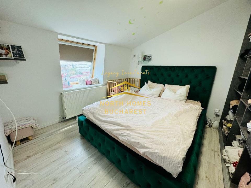 Apartament de 2 camere complet mobilat utilat, centrala proprie - Poză 9