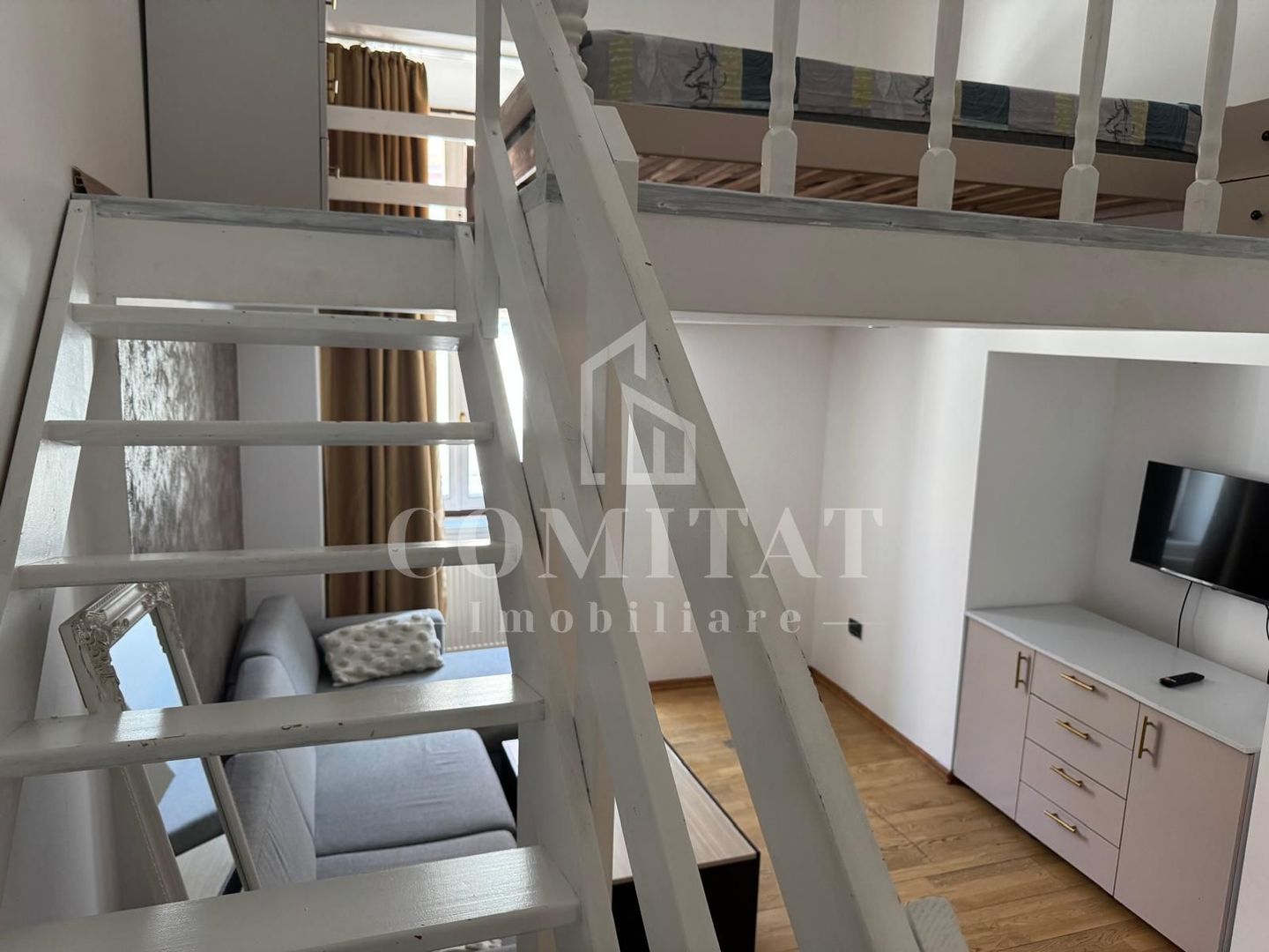 Garsonieră modernă în zonă centrală | Nișă de dormit - Poză 4