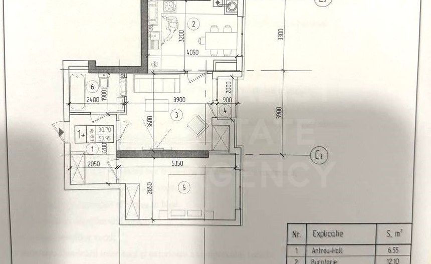 Vânzare, apartament, 1 camera + living, strada Nicolae Dimo, Durlești - Poză 5