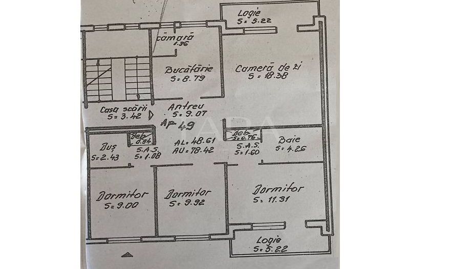Apartament 4 camere, Mărăști,  spațiu generos și locație excelentă. - Poză 8