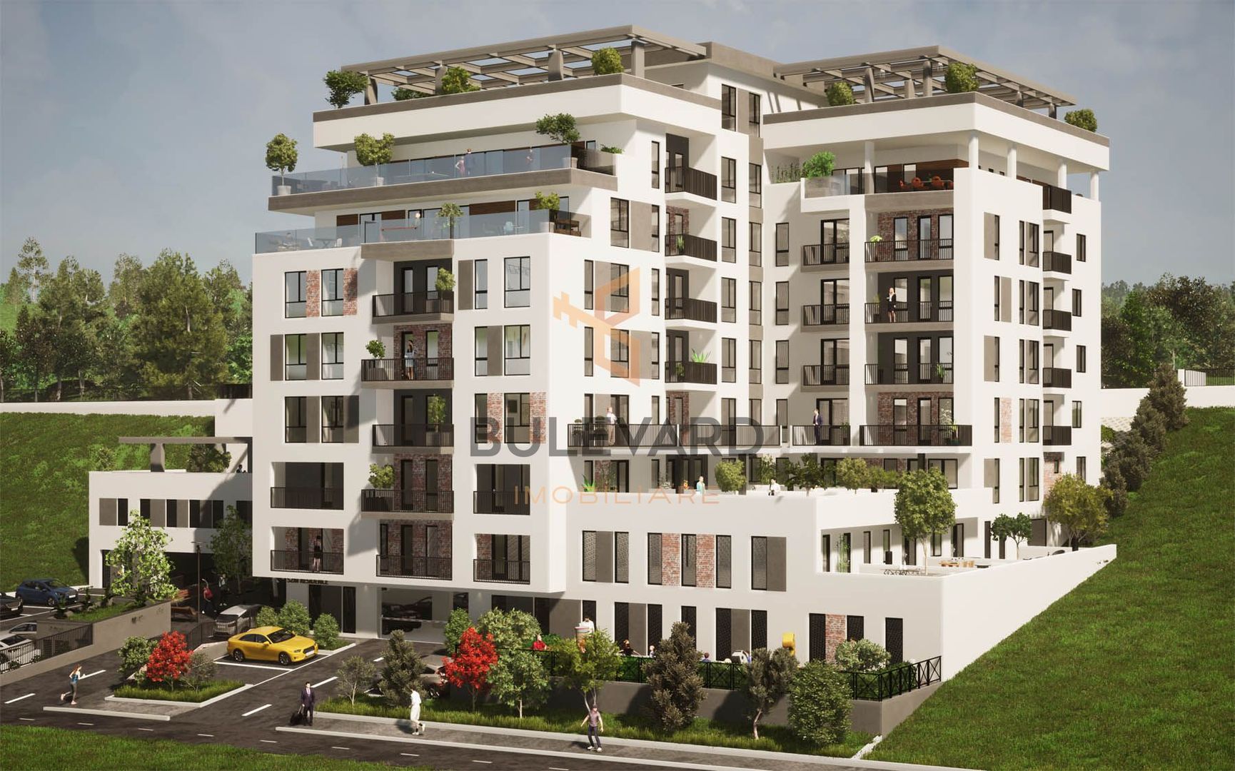 Apartament cu 2 camere+terasa de 74 mp,  zona Vivo! - Poză 1