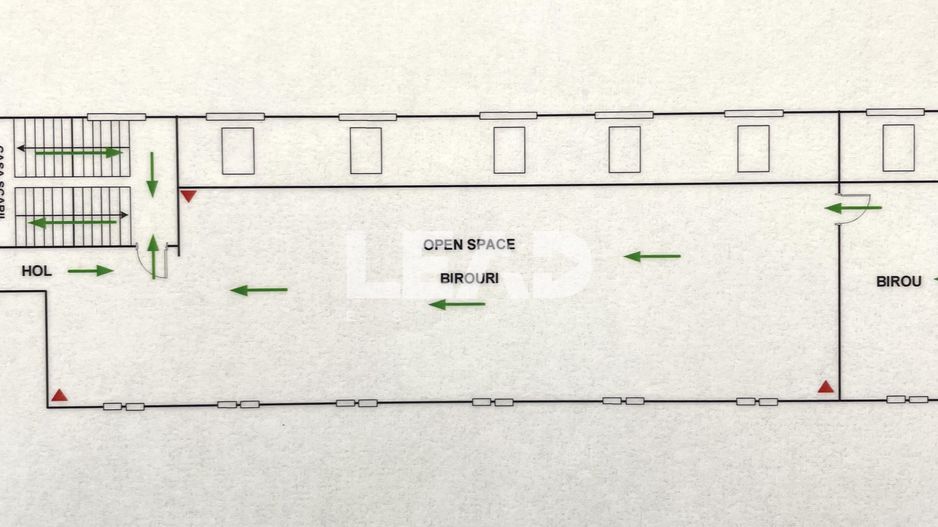 Birouri de inchiriat, open space, 187 mp utili, str Aurel Vlaicu! - Poză 2