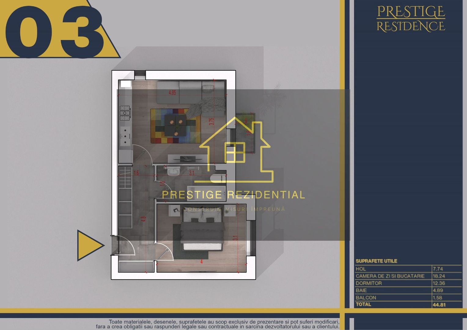 Ideal pt investitie,2 camere ST finalizat,Metrou,Pallady/Titan - Poză 1