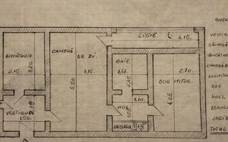 Apartament 2 camere - necesita renovare I Drumul Taberei - Schiță 13