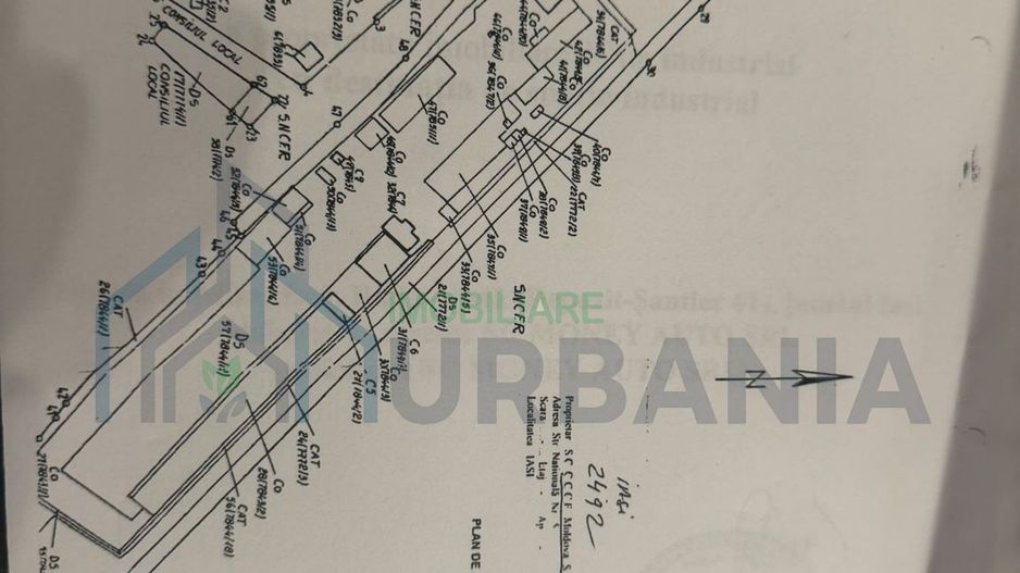 De închiriat în Iași, proprietate industrială completă, 3500 mp teren, 1100 mp clădiri, acces TIR - Poză 5
