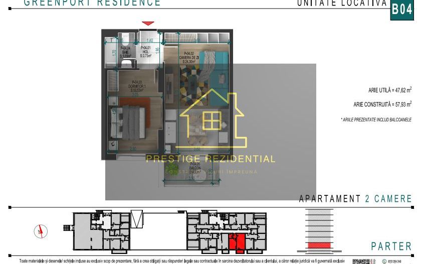 Ap.2 cam tip studio-finalizat-Titan-Pallady-metrou - Poză 2
