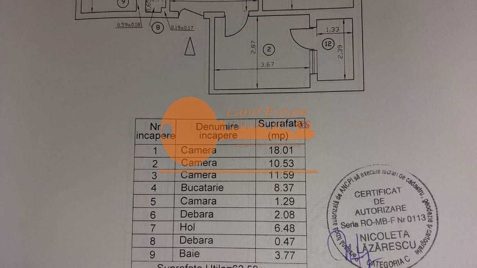 3 camere Aviatiei -450 m metrou ( 2 balcoane ) - Poză 8