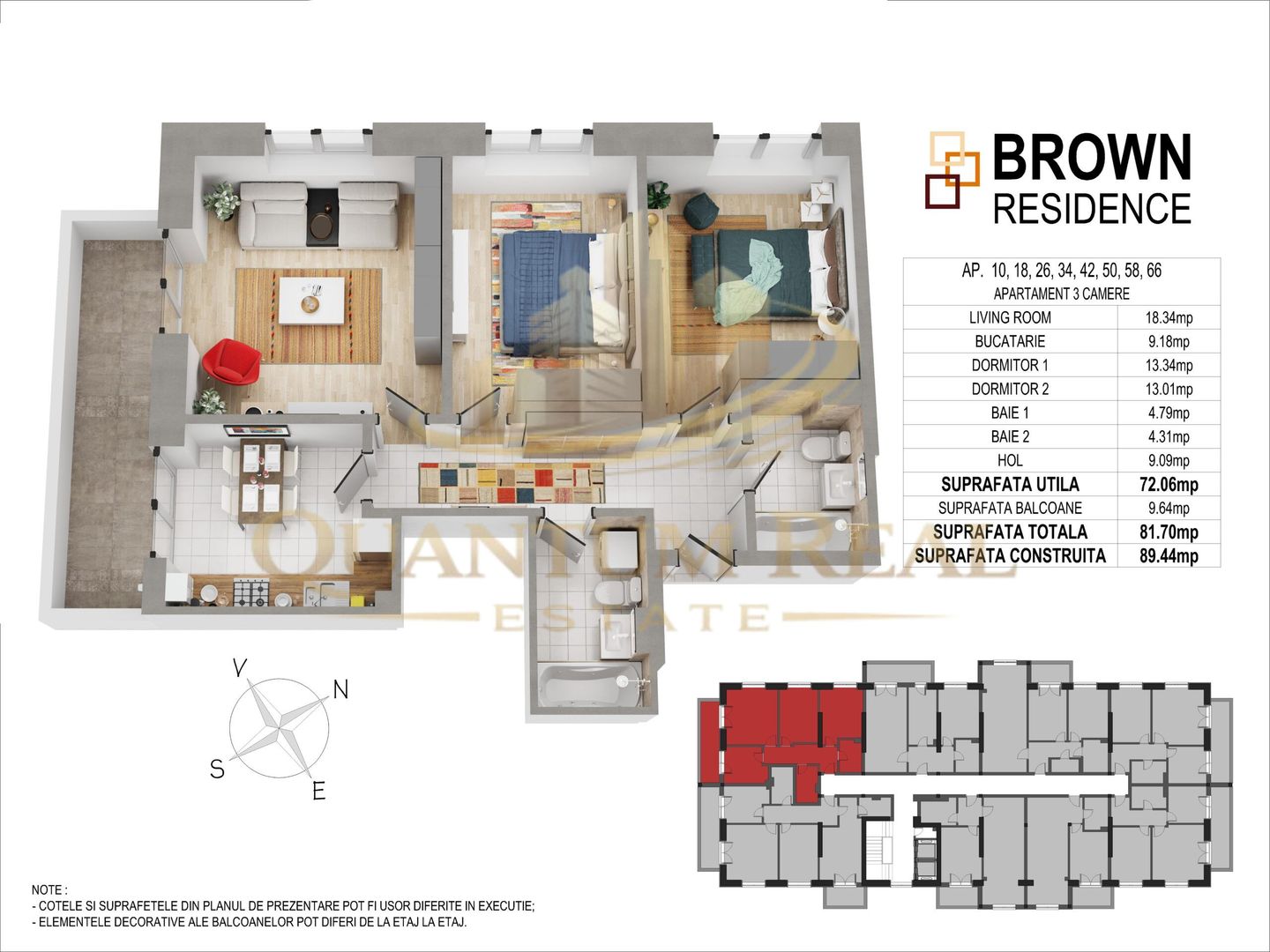 Apartament nou 3 camere- Drumul Binelui | Comision Zero - Poză 3
