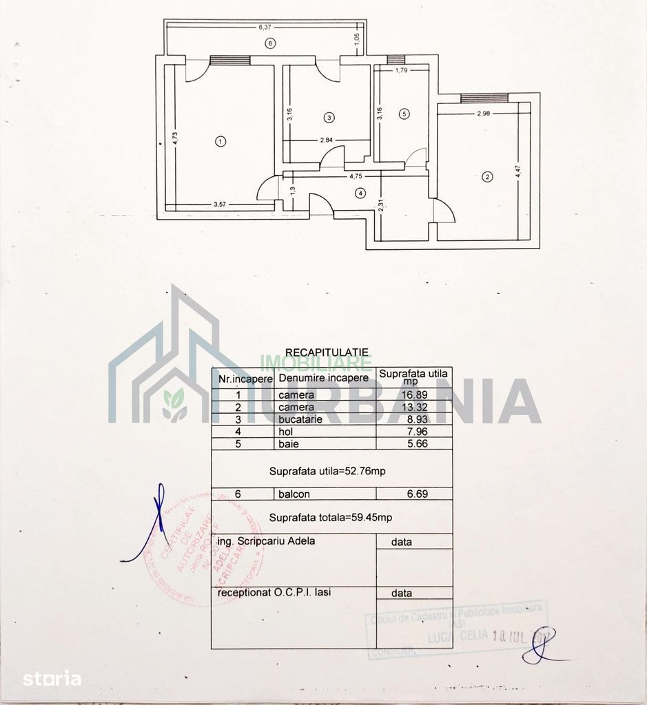 Apartament 2 camere decomandat, 60mp, utilat, geam la baie și parcare - Poză 16