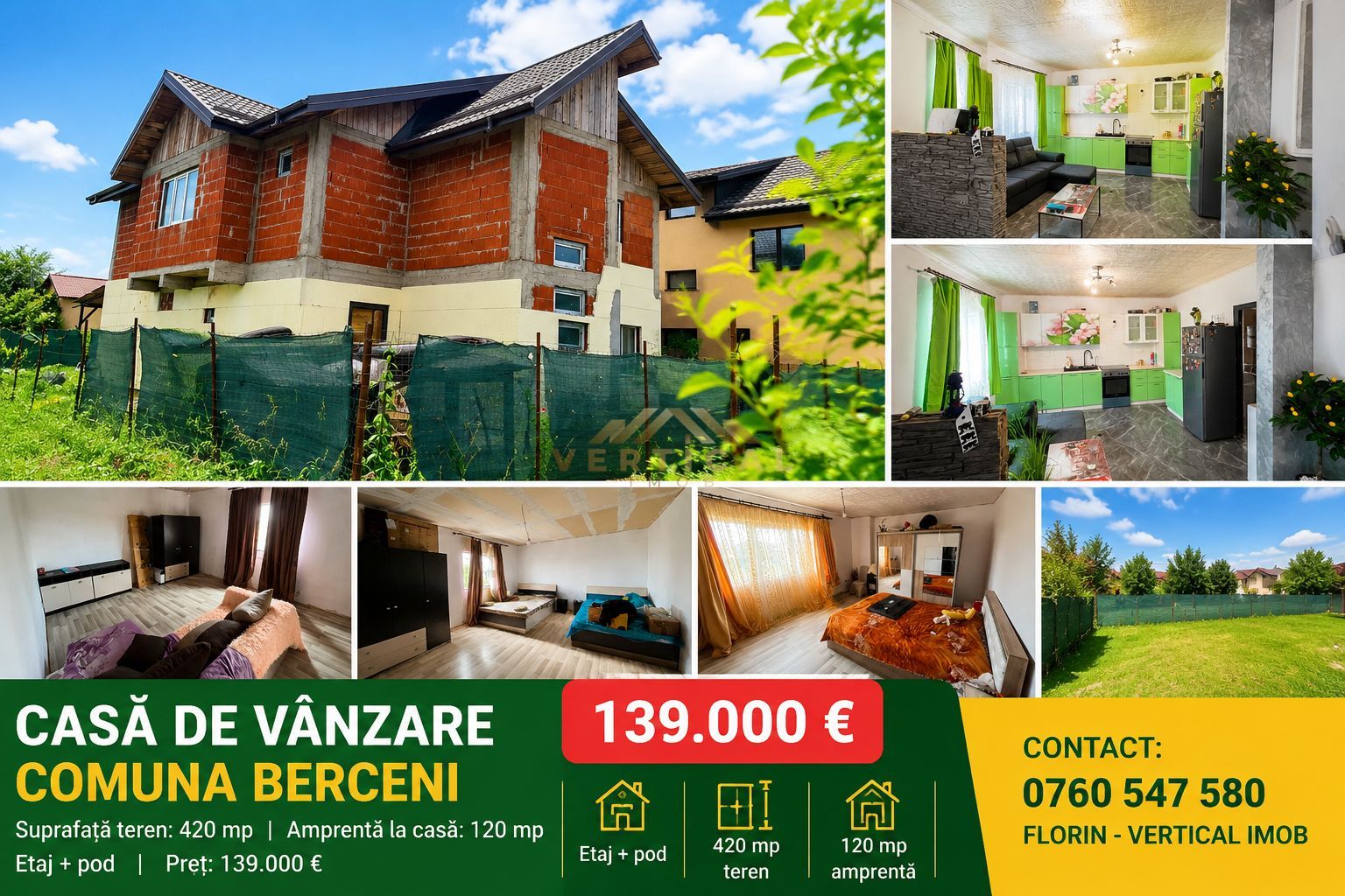 🏡 Vilă de vânzare – Comuna Berceni | Potențial ridicat 🏡 - Poză 1