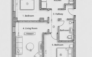 Apartament 3 camere, 65 mp, bloc nou, Manastirea Galata, Iasi - Poză 2