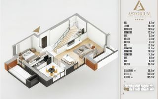 DUPLEX 5CAM. IN PROIECTUL ASTORIUM LIFE / IZOLATIE VATA BAZALTICA! - Poză 3