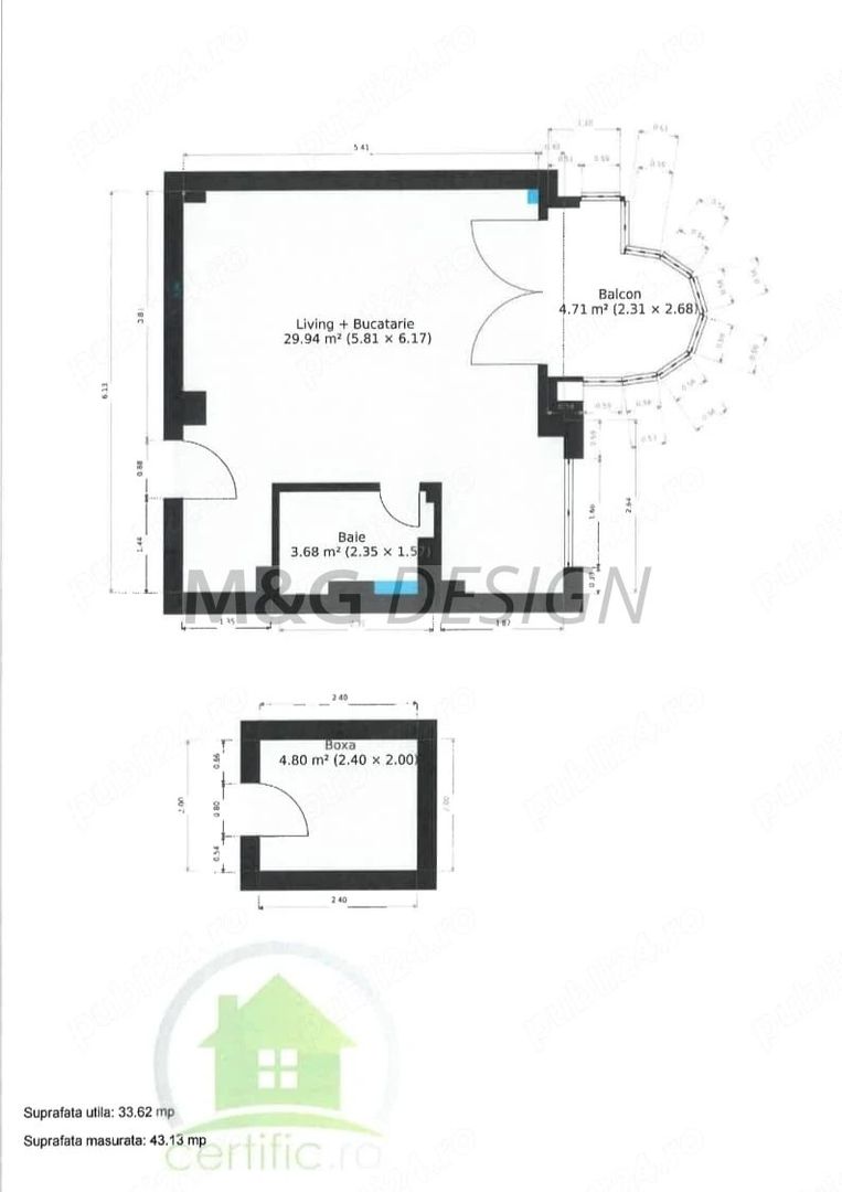 Apartament 1 cam Piata Marasti - Poză 10